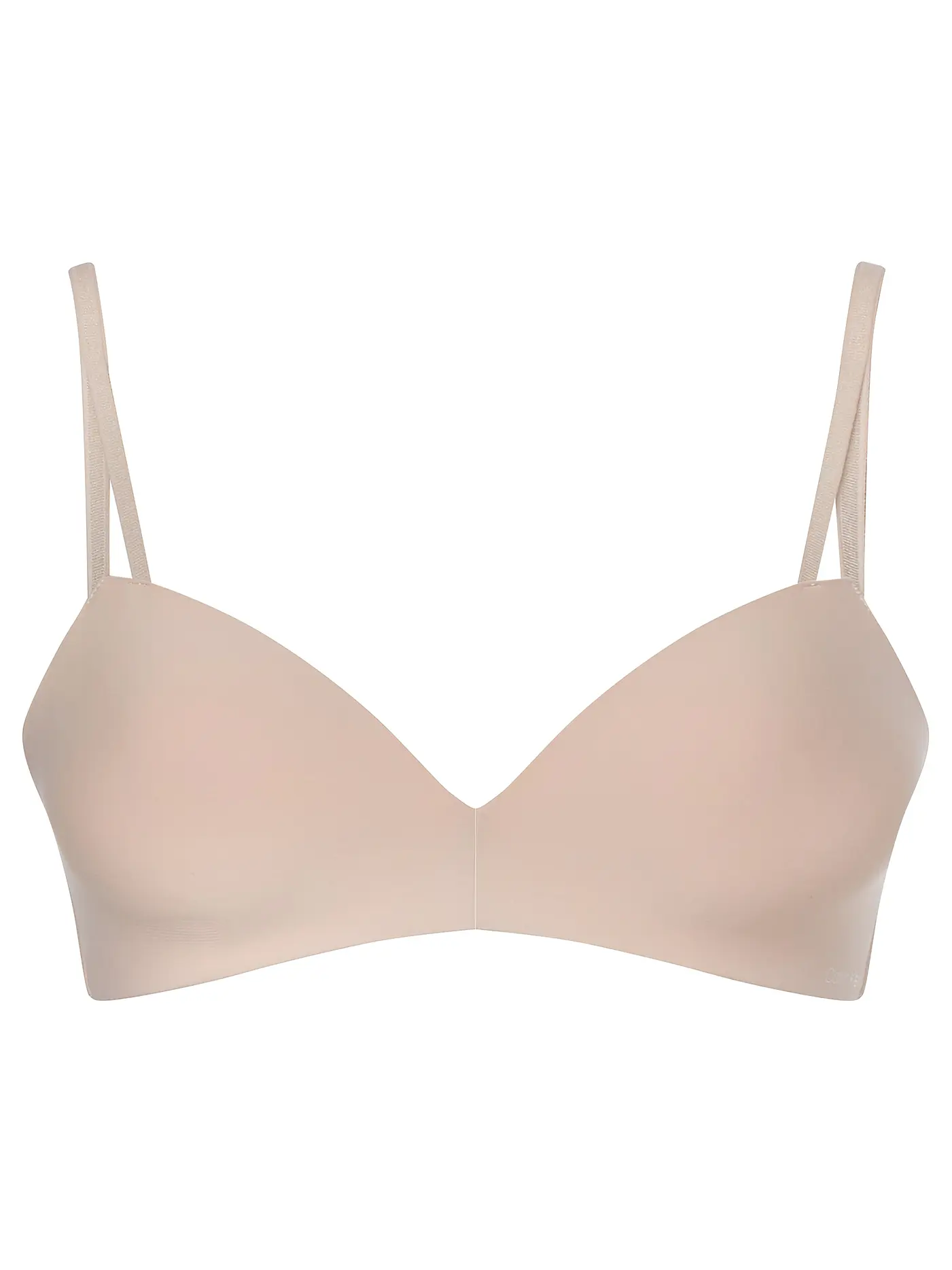 CALVIN KLEIN | Push Up BH ohne Bügel Seductive Comfort black | beige